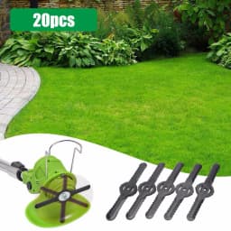 20Pcs Grass Trimmer Blades For Cutting Head Blade Of Lawn Mower Trimmers Garden Tool Parts Accessories Plastic Replacement