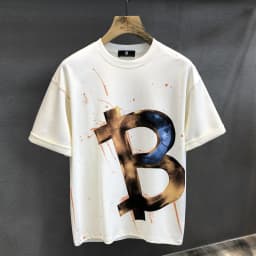 Supzoom New Arrival Summer High Street Splash Ink Printing Neutral O-neck Casual Heavy Texture Cotton Ins Loose Men T Shirt