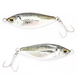 B&U Metal Jig Spinner Spoon Bait Sinking 3D Eye Color Laser Spinning Gear Luring Cast Fishing Tackle Blade Hook Pesca VIB Lure