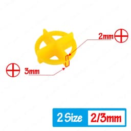 50/100Pcs Ceramic Tile Leveling System Spacers Clips Wedge for Tiling Fixing Floor Wall Gap Leveling System Construction Tools
