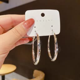 2022 New Trendy Simple Multiple Hoop Earrings For Woman Girls Geometric Irregular Fashion Earrings Party Jewelry