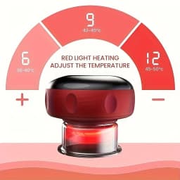 Smart Vacuum Cupper Body Cupping Scraping Massager Electric Heated Suction Cup Device Back Neck Arm Massager Relieve Fatigue