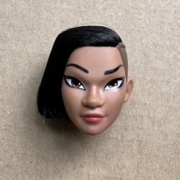1/6 Vintage Doll Heads Princess For 30cm Solid Male Soldier Sculpt Female Children Playing Birthday Gifts