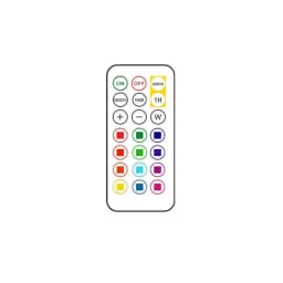 RGBW LED Puck Night Lights Remote Control Dimmable Under Cabinet Light Battery Operated Wireless Push Lamp Kitchen Closet