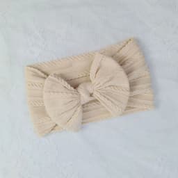 1/3/4/6Pcs Solid Color Baby Headband Bow Children Hair Band Elastic Nylon Newborn Soft Turban Headwrap Kid Hair Accessories
