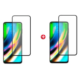4-in-1 For Motoroal Moto G9 Plus Glass For Moto G9 Plus Tempered Glass Full Glue HD Screen Protector For Moto G9 Plus Lens Glass