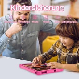 Android Tablet for Kids 10.1 Inch Octa-Core with Case, 64GB 1TB Expandable for Toddler Children, Parental Control, Dual Camera,