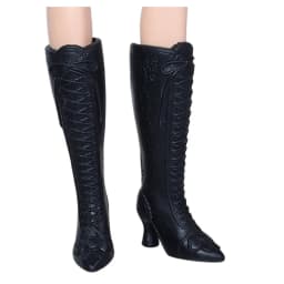 Original 1/6 Doll Long Boots White Black Red Silver Blue Colorful Doll Shoes DIY Doll Personality Decors