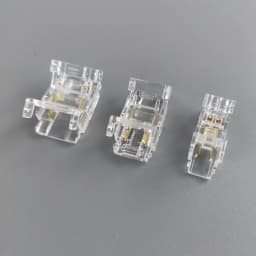 10PCS COB LED Wire Connector 2Pin 5 8 10mm Connection Solderless Mini Buckle Strip To Wire No Dark Area Connector