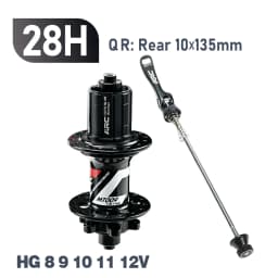 ARC MT009 Rear Hub 4in1 BOOST 10x135 12x142 12x148 MTB XC Gravel E Bike Bicycle Hub 28H 32H HG XD MS-Micro Spline 12V 6 Pawl