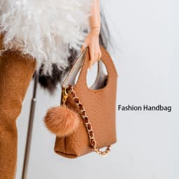 30cm FR Supermodel Clothes Accessories Winter Retro Jacket/Luxury Fur Fashion Classic Trench Coat Set For 1/6 Babi Doll Xianxian