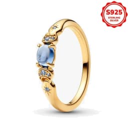 2026 Hot Selling 925 Silver Multi-Color Sun and Moon Heart-Shaped Ring for Women's Party Exquisite Jewelry Gift