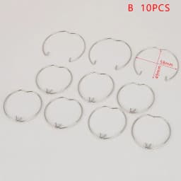 10Pcs/set Light Cup Bracket Card Ring,55mm 48mm Lamp Retaining Spring Clip Ring Mr16 Gu10 Spot Light Downlight Accessories
