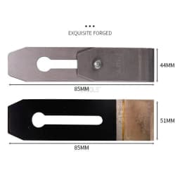 Carpentry Special Cover Iron Blades for Hand Planer Woodworking 44mm/51mm Wood Plane Steel Blade Edge Trimming Cutter Plane Tool