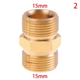 High Pressure Washer Hose Extension Connector Adapter, M22 14mm & 15mm Male Thread Female Hose Coupler Adaptor for Power Washe