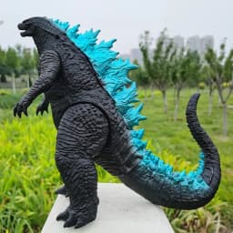 2024 New Godzilla VS King Kong Action Anime Figurie Large Godzilla King Ghidorah Soft Glue Monster Doll Model Ornaments Toys