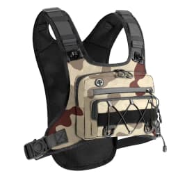 Outdoor Tactical Camouflage Battle Chest Bag Multi-Functional Water Bag Phone Integrated Vest Bag for Men And Women