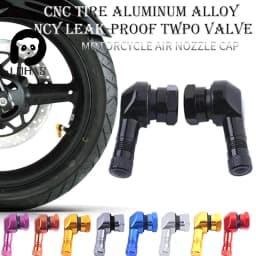 1Pcs Motorcycle Valve Stems Rim 90 Degree Angle Aluminum Alloy Valve Wheel Tire Tubeless Valve Caps For Rim Wheel Parts