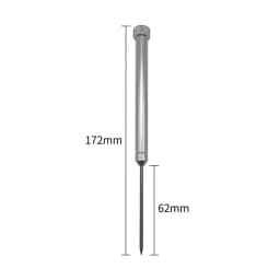 1 Piece Wooden Handle Soldering Pick with Titanium Tip Professional Welding Needle Goldsmithing Jewelry Making Tool