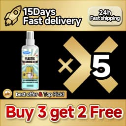 Refinish Plastics Spray - Restore Color & Remove Yellowing - Smooth Finish for Yellow-Stained Plastic