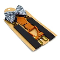 Child Kids Adjustable Elastic Suspenders Bow Tie Set for Children Boys Girls Wedding Birthday Costume Party Fashion Accessories