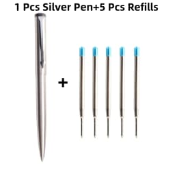 Metal Ballpoint Pen Press Style Commercial Gift Elegant Pens For School Office Stationery Supplies Core Automatic Ball Pen