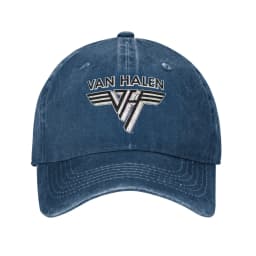 Van Halen 5150 Logo Denim Fabric Cap Casual Baseball Caps Adjustable Hat Summer Unisex Baseball Hats
