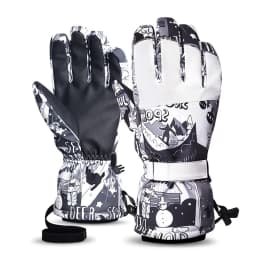 Men Women Outdoor Thick Gloves Winter Warm Windproof Waterproof Touch-Screen Fleece Non-slip Gloves