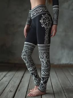 Women's Snow Wolf 3D Print Stretchy Workout Leggings Slim Tights Sexy Yoga Pants Trendy Fashion Clothes
