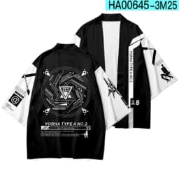 Game NieR Automata 2B YoRHa No. 2 Type B 9S YoRHa No. 9 Type S Cosplay Costume 3D Sweatshirt Men Zipper Hoodies Outwear Coat