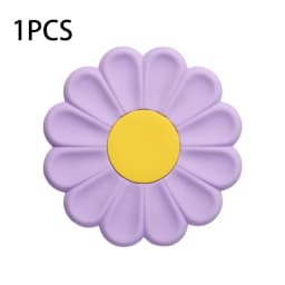 1pcs Daisy Silicone Trivets Mats - Heat Resistant, Non-Slip Kitchen Pads for Pots, Pans & Dishes - Perfect Christmas & Halloween