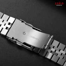 Solid Stainless Steel Watch Bracelet for Jubilee for Seiko SKX007/009 Silver Metal Watch Band 18mm 20mm 22mm Folding Clasp Strap