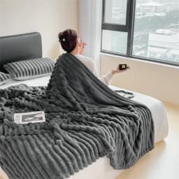 Soft Plush Warm Winter Blanket Carving Thick Cozy Bedspreads and Coverlets for Bed Sofa Throw Blanket Single Couple Size