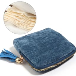 1pc Velvet 6 Layers Jewelry Storage Bag With Tassel Zipper Jewelry Pouch For Bracelet Bangle Ring Necklace Jewelry Organizer