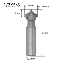 1/4 Inch 1/2 Inch Shank 6mm 12mm Shank Bottom Milling Cutter Slotting Cutter Engraving Machine Bottom Cleaning Router Bit