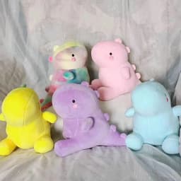 25~60CM Ultra Soft Dinosaur Plush Toy Down Cotton Kawaii Dino Plushie Peluche Animal Dolls Pillow Party Prop Decor Kids Gift
