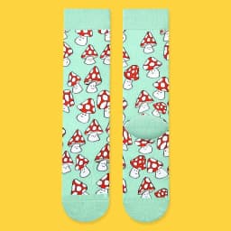 1 Pair Canvas Lattice Plant Art Funny Socks Women Novelty Abstract Cute Socks Women Jacquard Crew Female Calcetines Divertidos