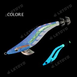 LETOYO luminous 3 colors squid bait squid jig eging Artificial bait Webfoot octopus egi lure cuttlefish fishing lures squid hook