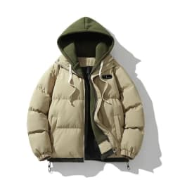 Fake Two Cotton Jackets Women's Winter Thick Warm Cotton Jacket Top New Women Winter Coat Jacket Warm Down Cotton Parkas Loose