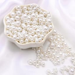 150Pcs Mix Size 3-8mm Beads With Hole Colorful Pearls Round Acrylic Imitation Pearl for DIY Jewelry Making Necklace Bracelet