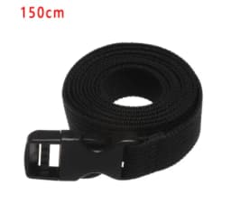 Black Durable Nylon 0.5~3M Travel Tied Cargo Tie Down Luggage Lash Belt Strap With Cam Buckle Travel Kits Outdoor Camping Tool