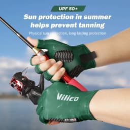 Fingerless Fishing Gloves are designed for Men and Women Fishing,Boating,Kayaking,Hiking,Running,Cycling Gloves