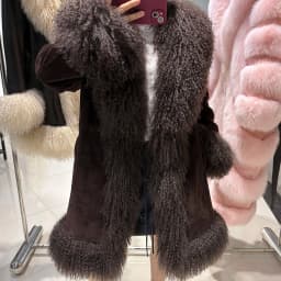 YOLOAgain Mongolia Sheep Fur Jacket Women Real Leather Coat Suede Jacket