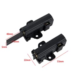 2/1PCS Washing Machine Sole Motor Carbon Brush For Electrolux Zanussi AEG 4006020152 5*13*35mm