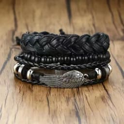 leather bracelet adjust style