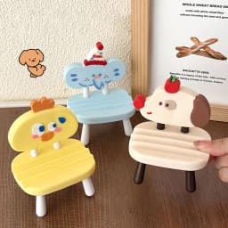1/6 Pcs Love Cute Pet Chair Styling Phone Stand Lazy Desktop Chasing Drama Dormitory Ornament Small Support Stand