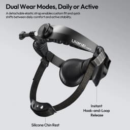 Ulanzi CM029 01 Head Strap Mount for Action Cameras Smartphones for DJI for Gopro Head Strap Mount for Cycling Hiking