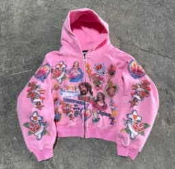 American sweatshirt jacket retro elements men and women same spring lazy trend long-sleeved zipper hoodie couple casual style