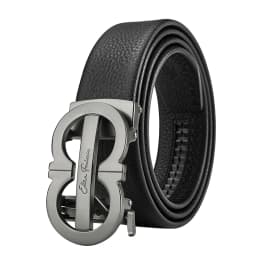 Genuine Cow Leather Automatic Belt For Men Formal Automatic Buckle Belt Genuine Leather Mens business Strap