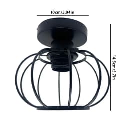 Modern Iron Aisle Ceiling Lights Shade Industrial Nordic Vintage Balcony Kitchen Decor Ceiling Lamp Entrance Lighting Luminaire